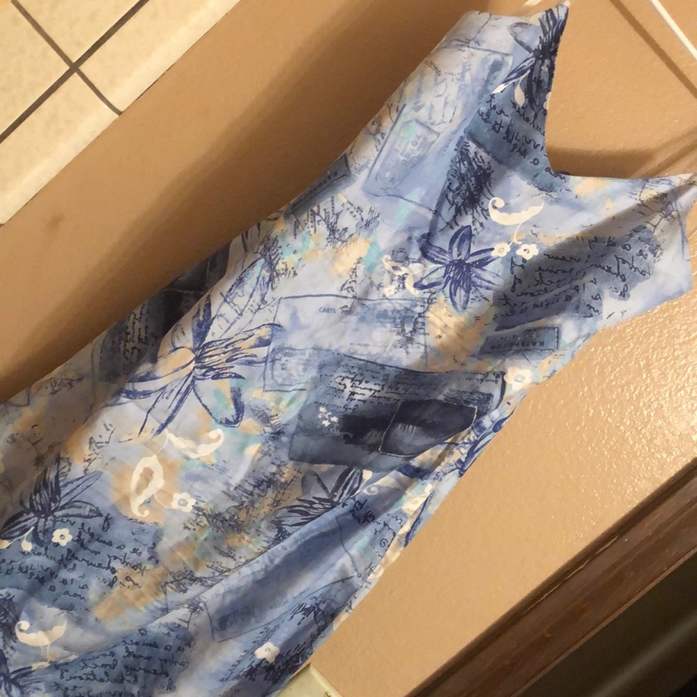 Blue dress